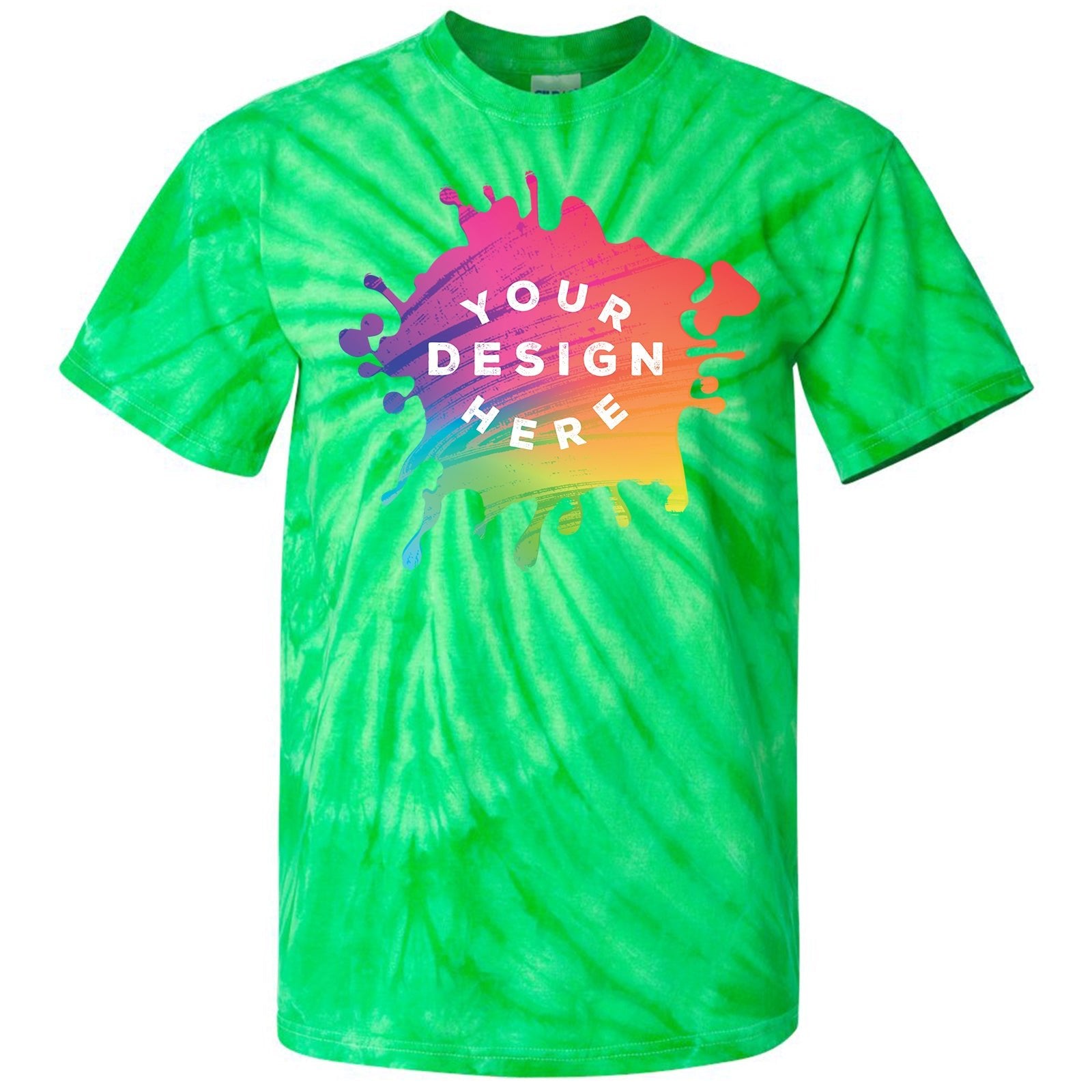 Custom Dyenomite Cyclone Pinwheel 100% Cotton Unisex Tie-Dye T-Shirt - Mato & Hash