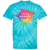 Custom Dyenomite Cyclone Pinwheel 100% Cotton Unisex Tie-Dye T-Shirt - Mato & Hash