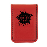 Custom-Engraved Laserable Leatherette Money Clip