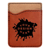 Custom-Engraved Laserable Leatherette Phone Wallet - Mato & Hash