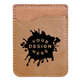 Custom-Engraved Laserable Leatherette Phone Wallet - Mato & Hash