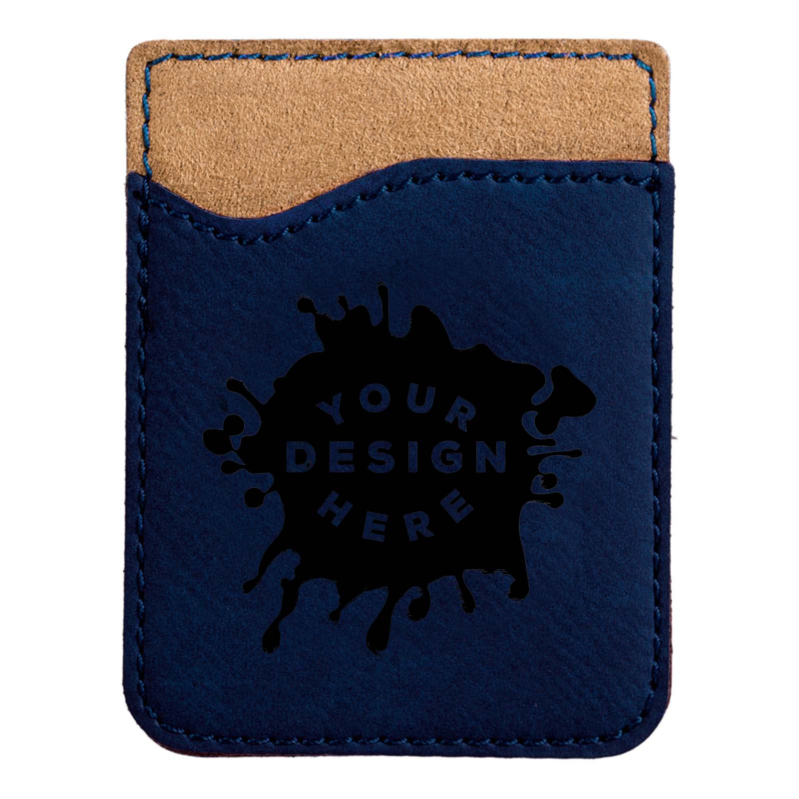 Custom-Engraved Laserable Leatherette Phone Wallet - Mato & Hash