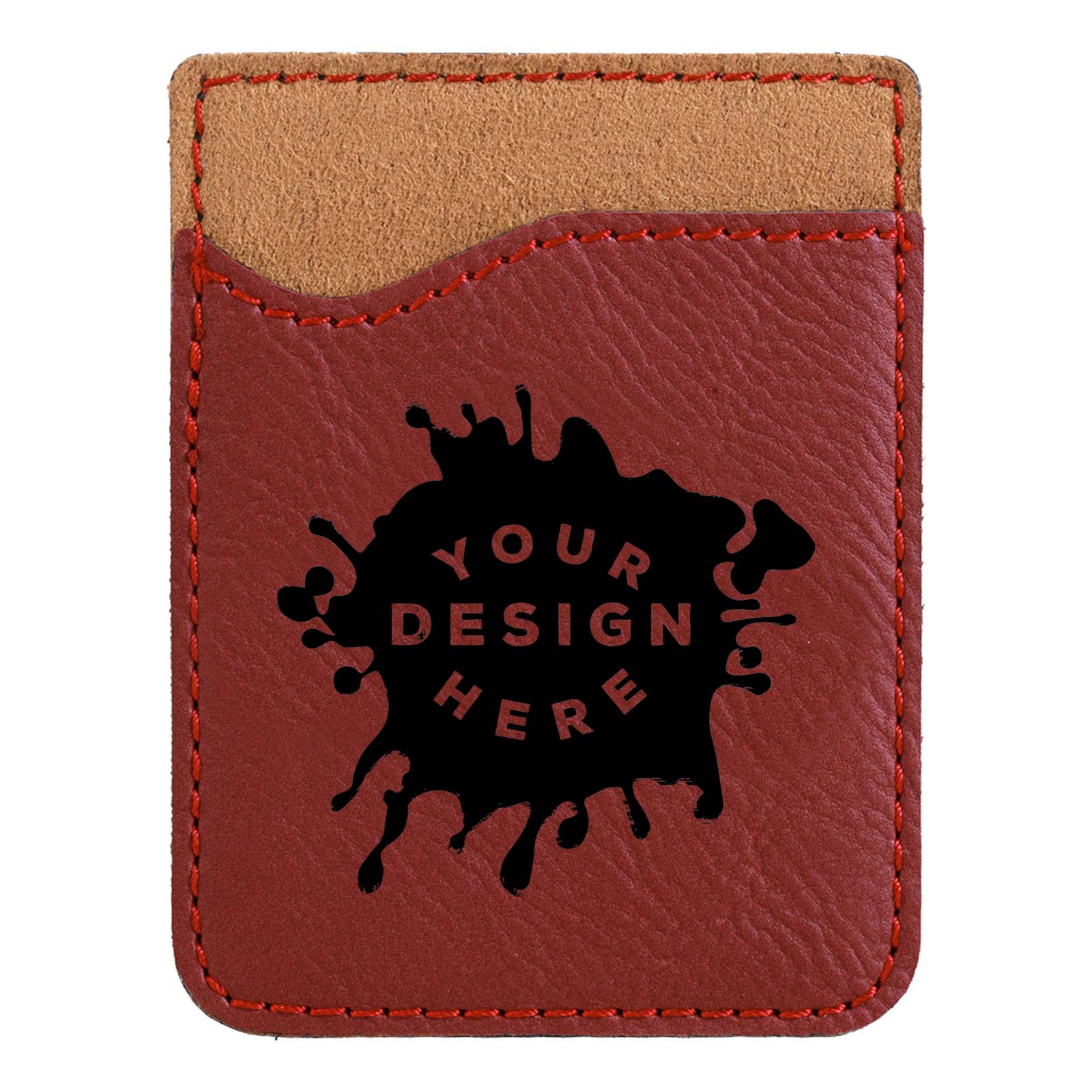 Custom-Engraved Laserable Leatherette Phone Wallet - Mato & Hash