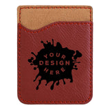 Custom-Engraved Laserable Leatherette Phone Wallet - Mato & Hash