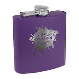 Custom Engraved Matte Flasks - 13 Colors Available - Mato & Hash