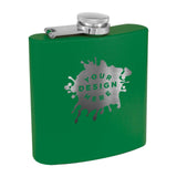 Custom Engraved Matte Flasks - 13 Colors Available - Mato & Hash