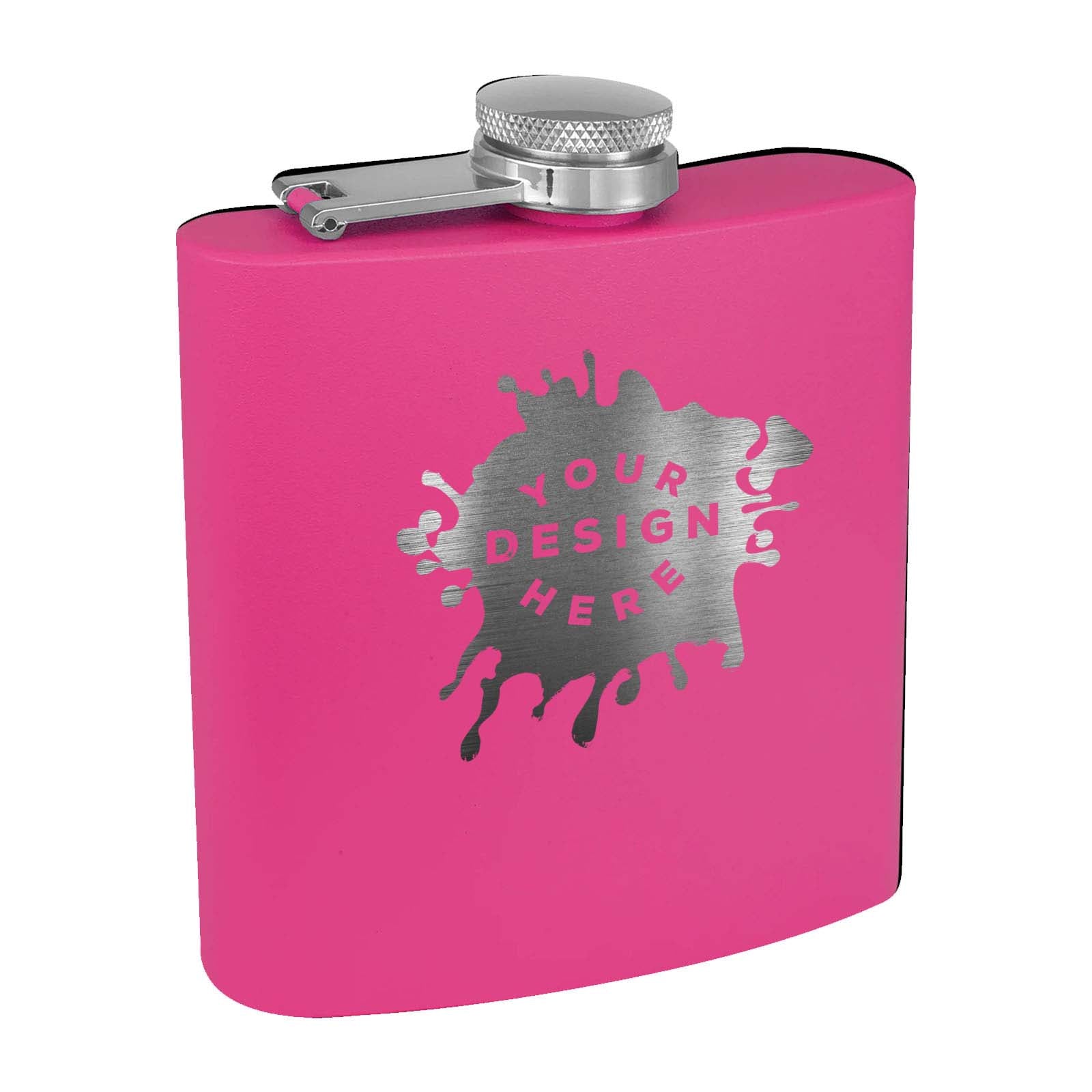 Custom Engraved Matte Flasks - 13 Colors Available - Mato & Hash