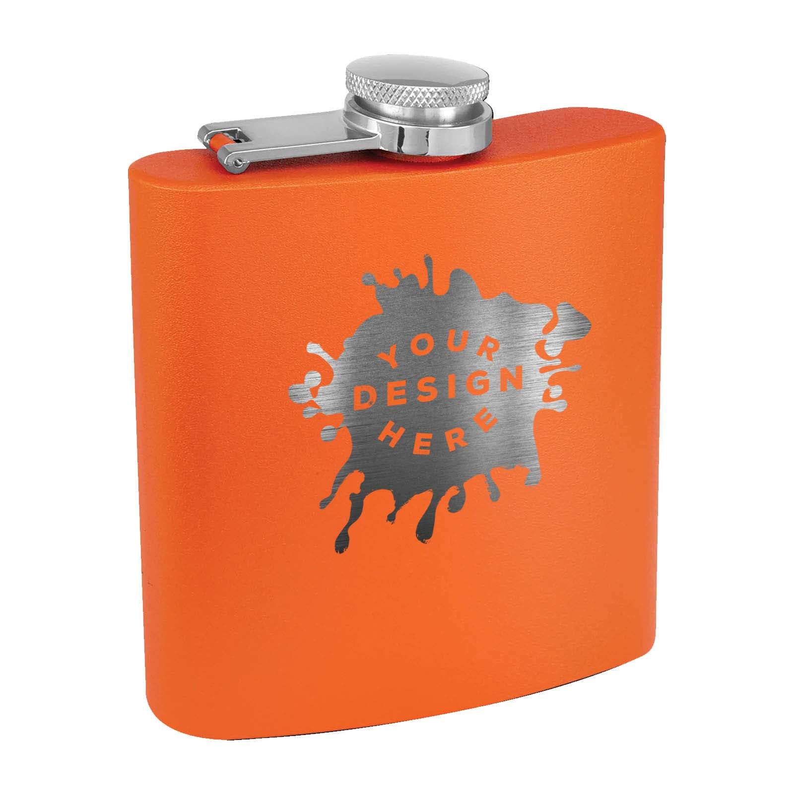 Custom Engraved Matte Flasks - 13 Colors Available - Mato & Hash