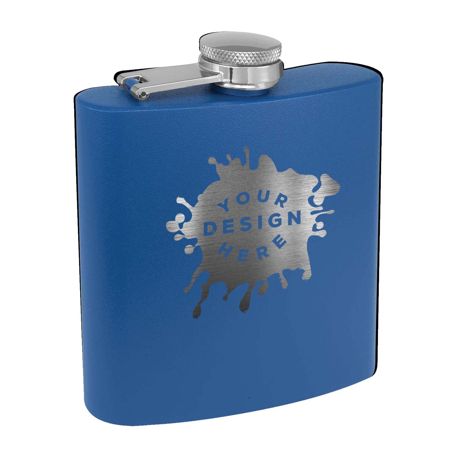 Custom Engraved Matte Flasks - 13 Colors Available - Mato & Hash