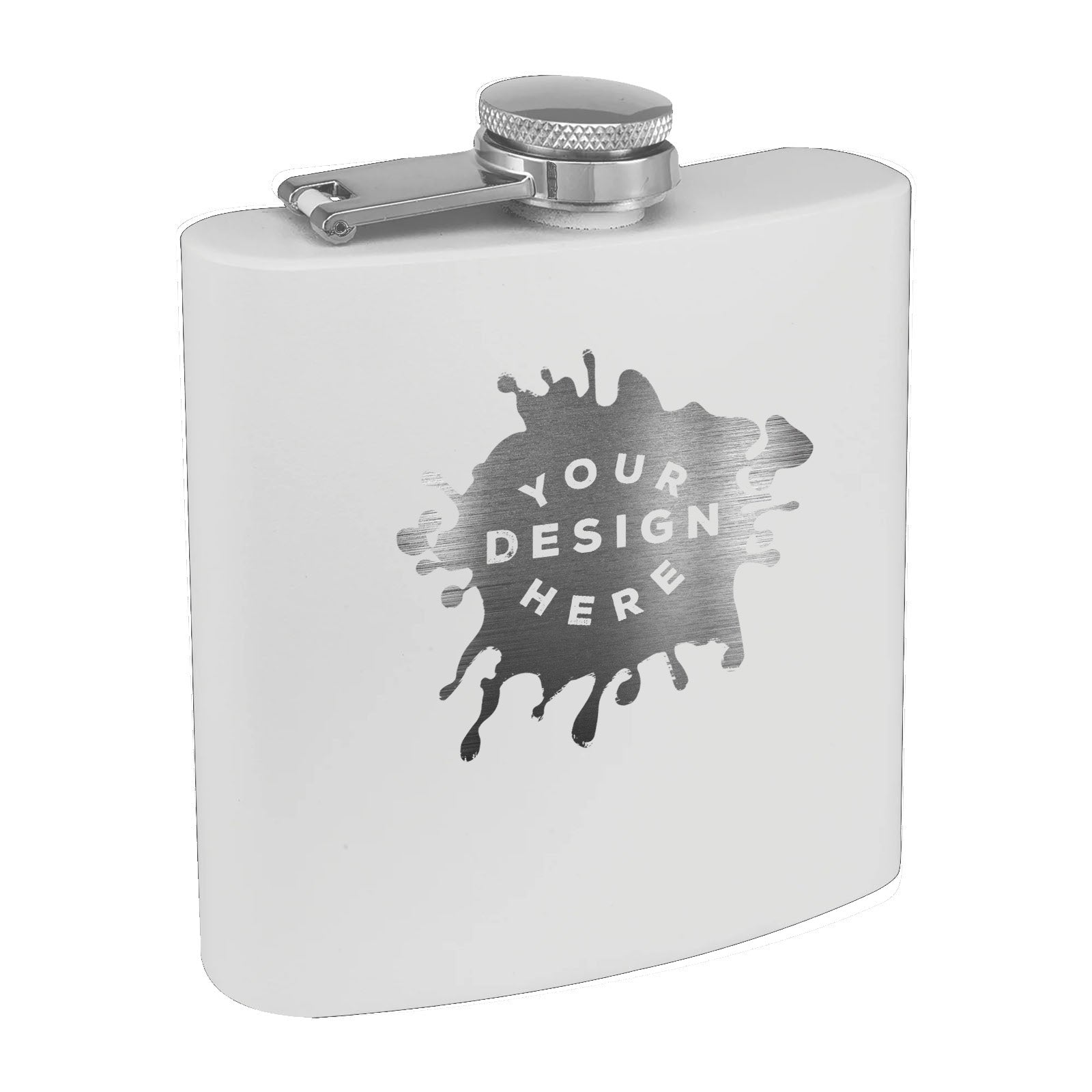 Custom Engraved Matte Flasks - 13 Colors Available - Mato & Hash