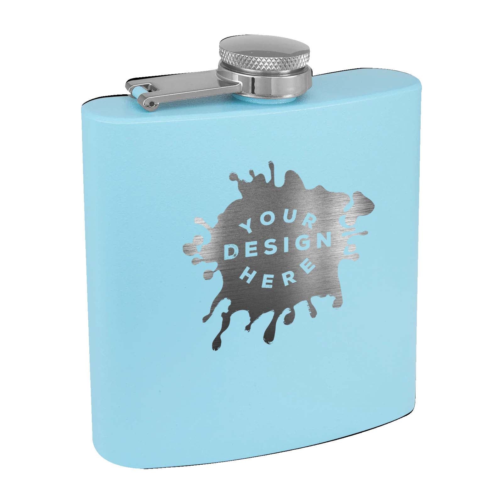 Custom Engraved Matte Flasks - 13 Colors Available - Mato & Hash