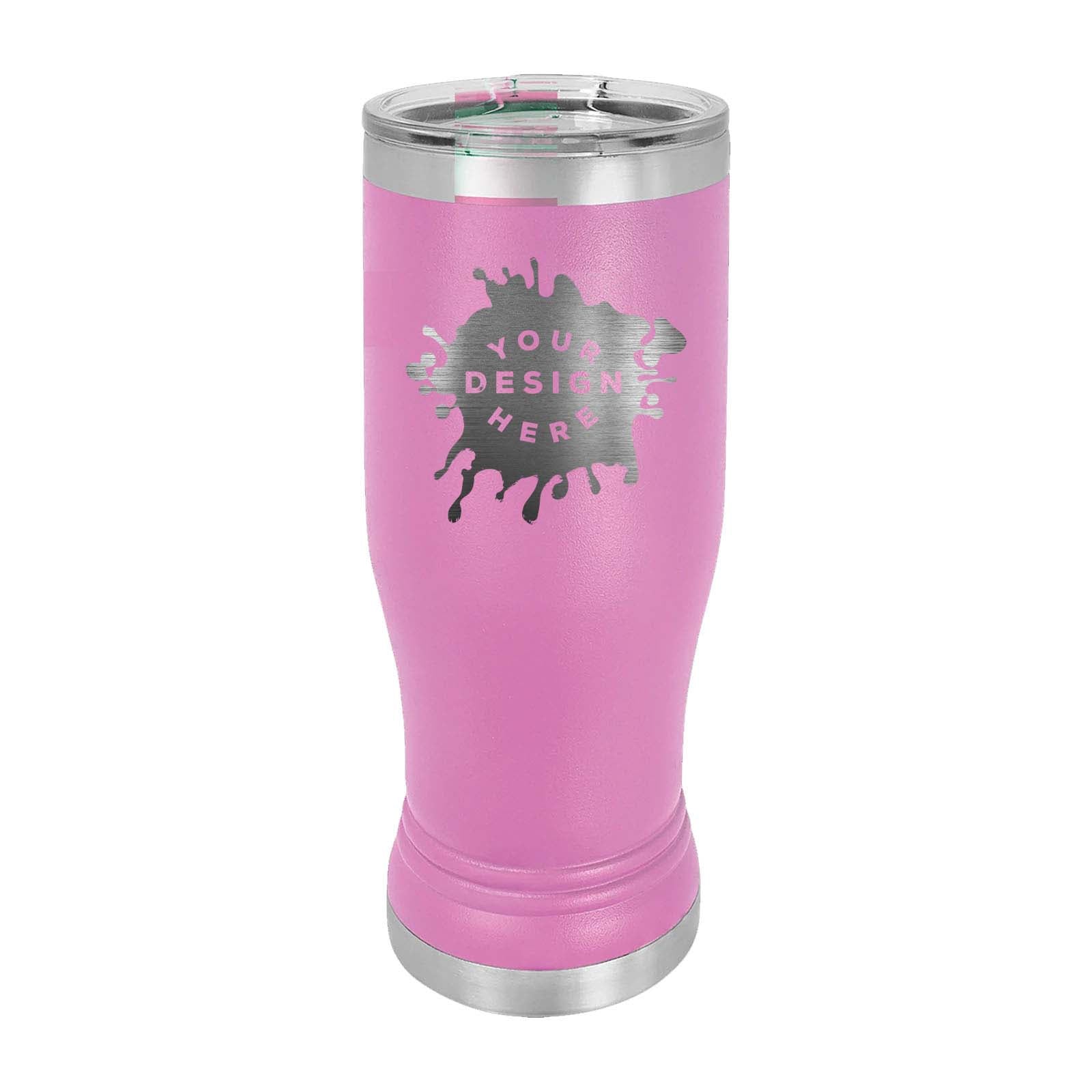 Custom Engraved Matte Pilsner Tumbler 14 oz. - Mato & Hash