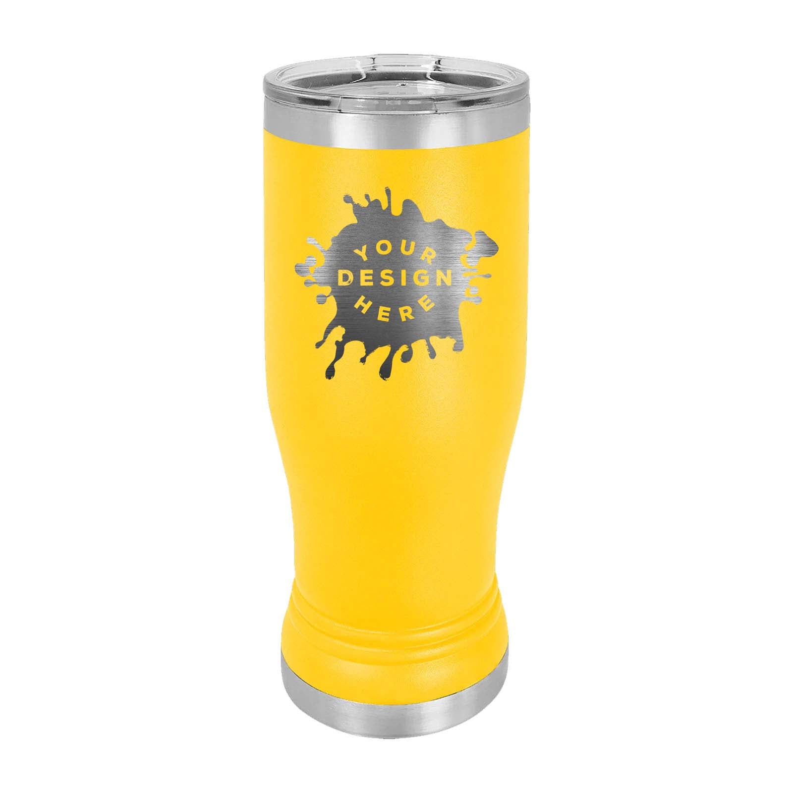 Custom Engraved Matte Pilsner Tumbler 14 oz. - Mato & Hash