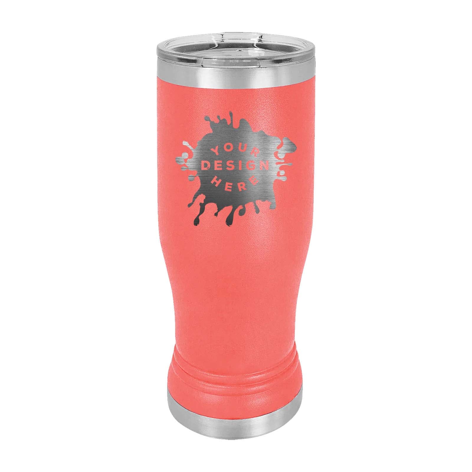 Custom Engraved Matte Pilsner Tumbler 14 oz. - Mato & Hash