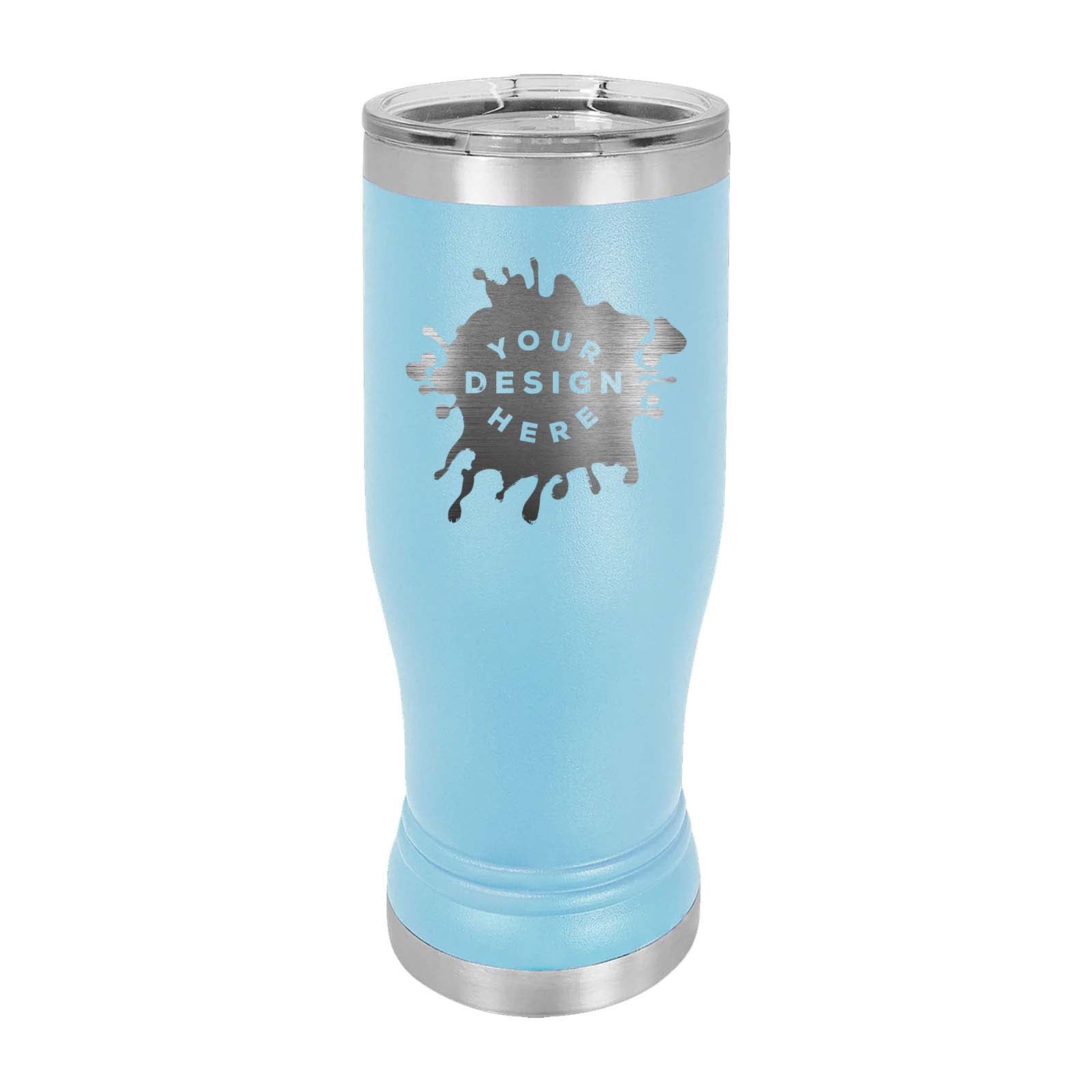 Custom Engraved Matte Pilsner Tumbler 14 oz. - Mato & Hash