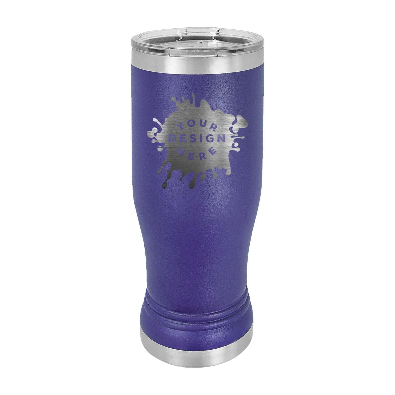 Custom Engraved Matte Pilsner Tumbler 14 oz. - Mato & Hash