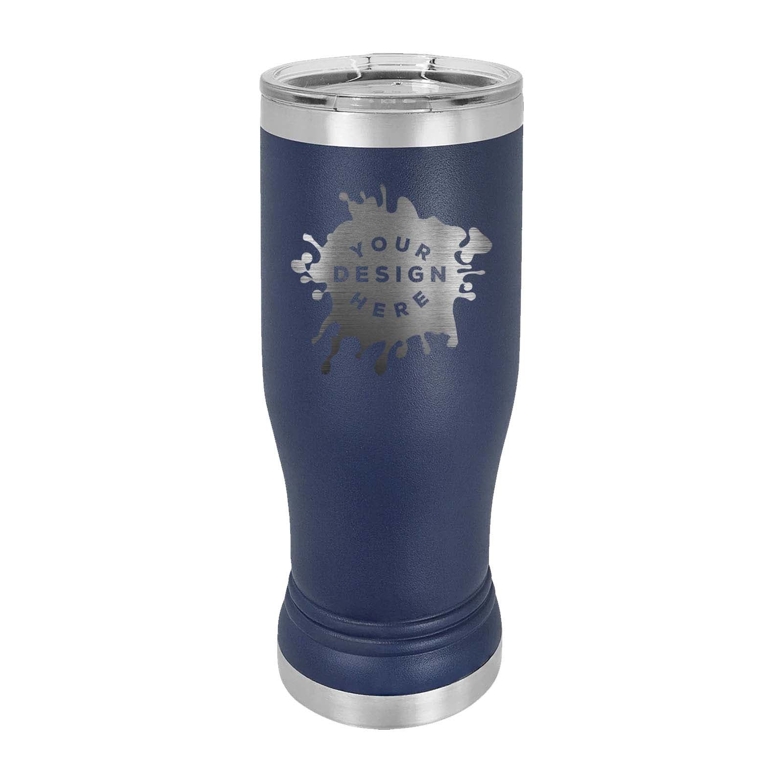 Custom Engraved Matte Pilsner Tumbler 14 oz. - Mato & Hash