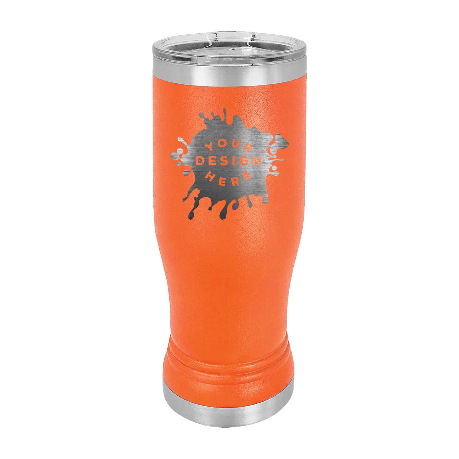 Custom Engraved Matte Pilsner Tumbler 14 oz. - Mato & Hash