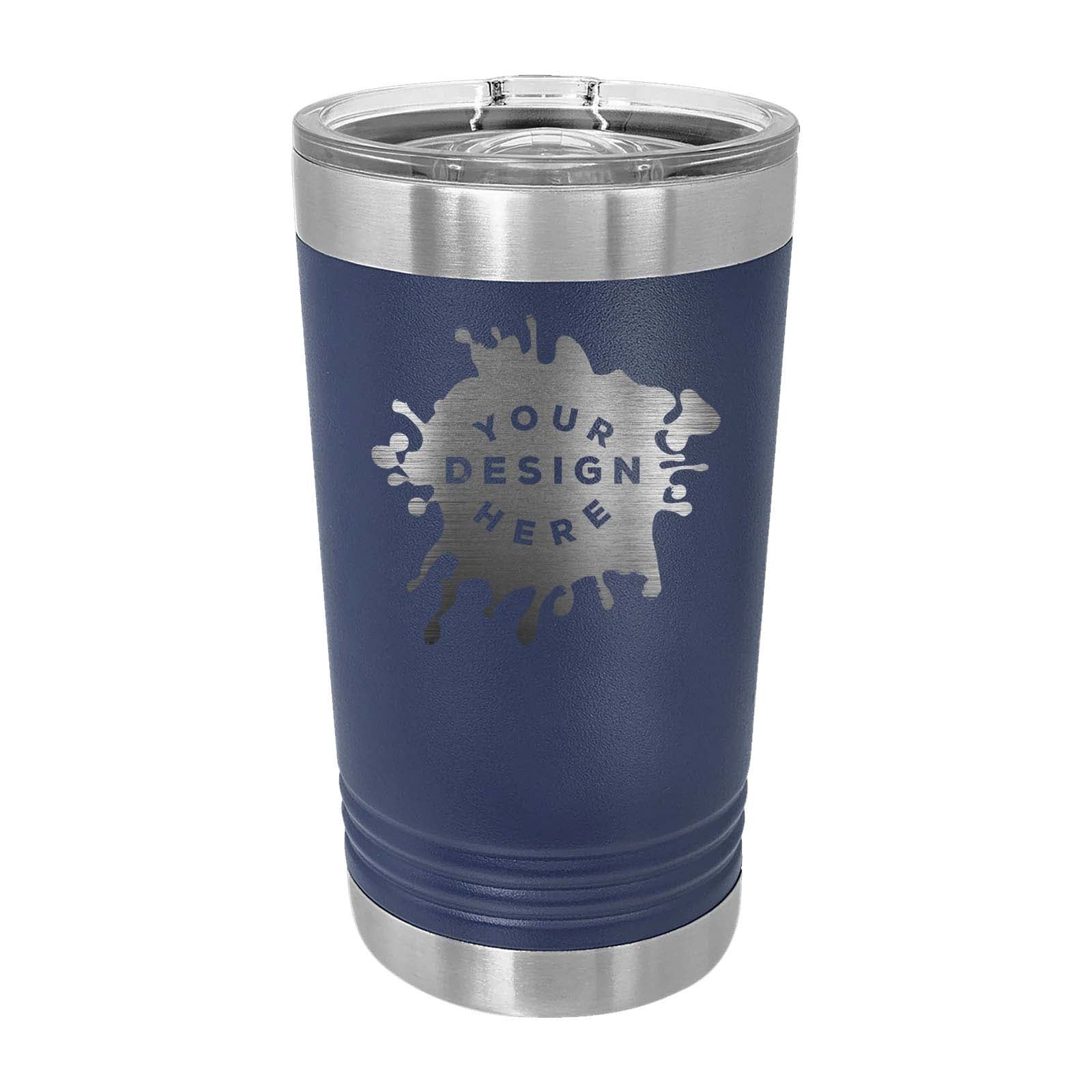 Custom-Engraved Matte Pint Tumbler 16 oz. - Mato & Hash