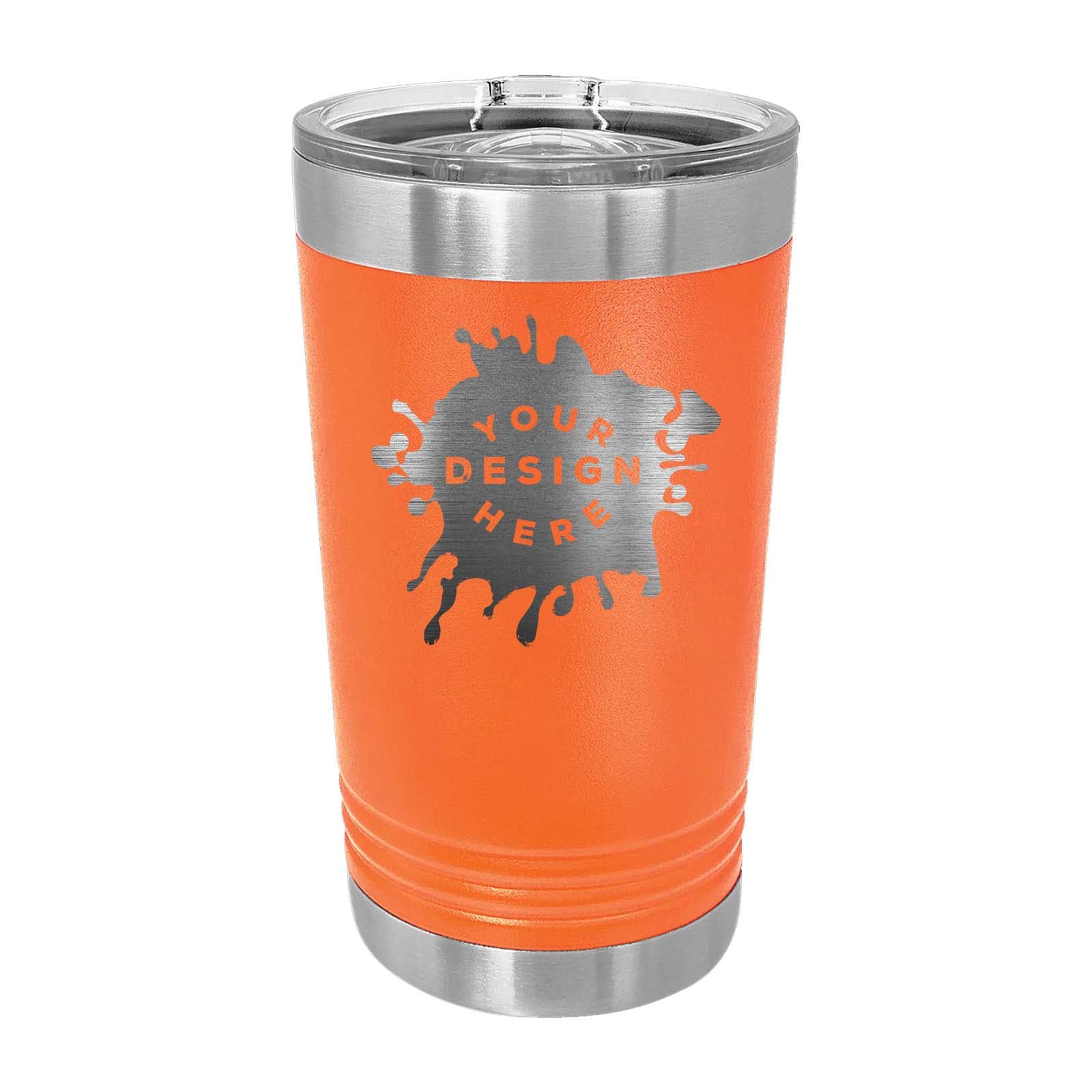 Custom-Engraved Matte Pint Tumbler 16 oz. - Mato & Hash