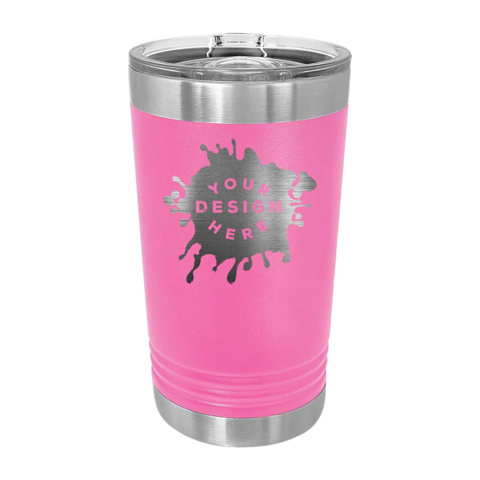 Custom-Engraved Matte Pint Tumbler 16 oz. - Mato & Hash