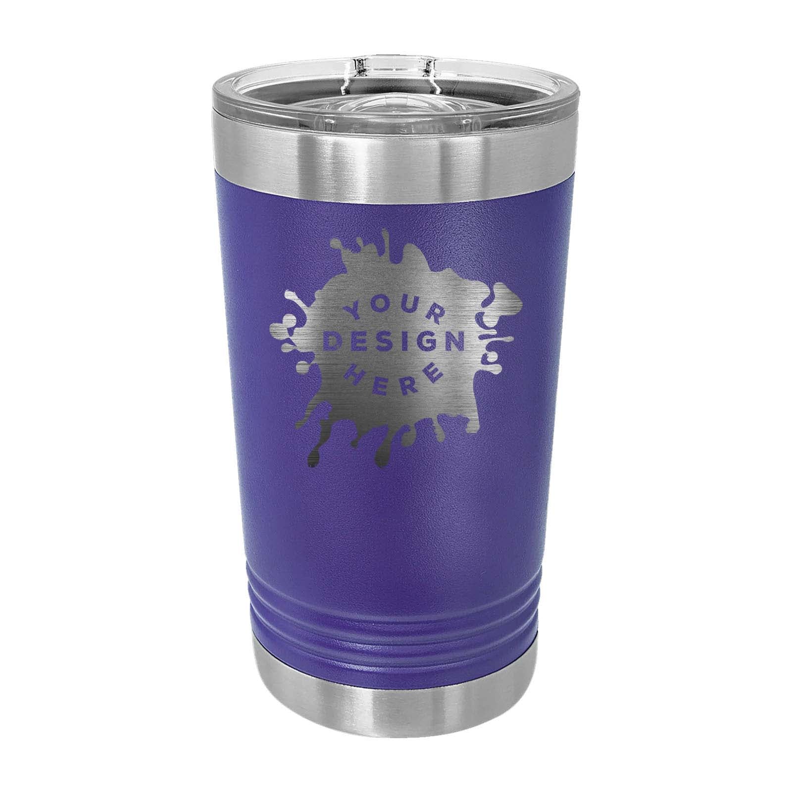 Custom-Engraved Matte Pint Tumbler 16 oz. - Mato & Hash