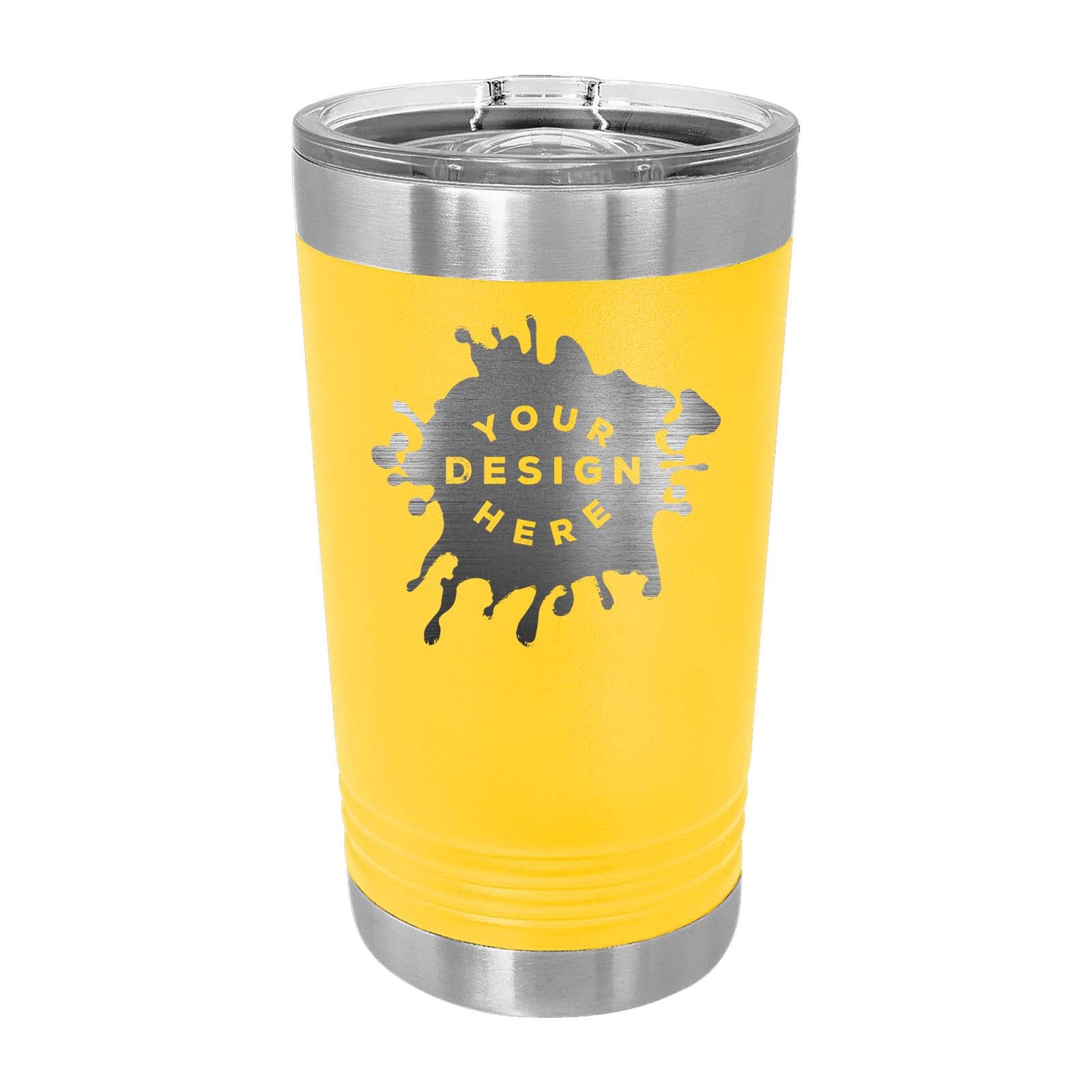 Custom-Engraved Matte Pint Tumbler 16 oz. - Mato & Hash
