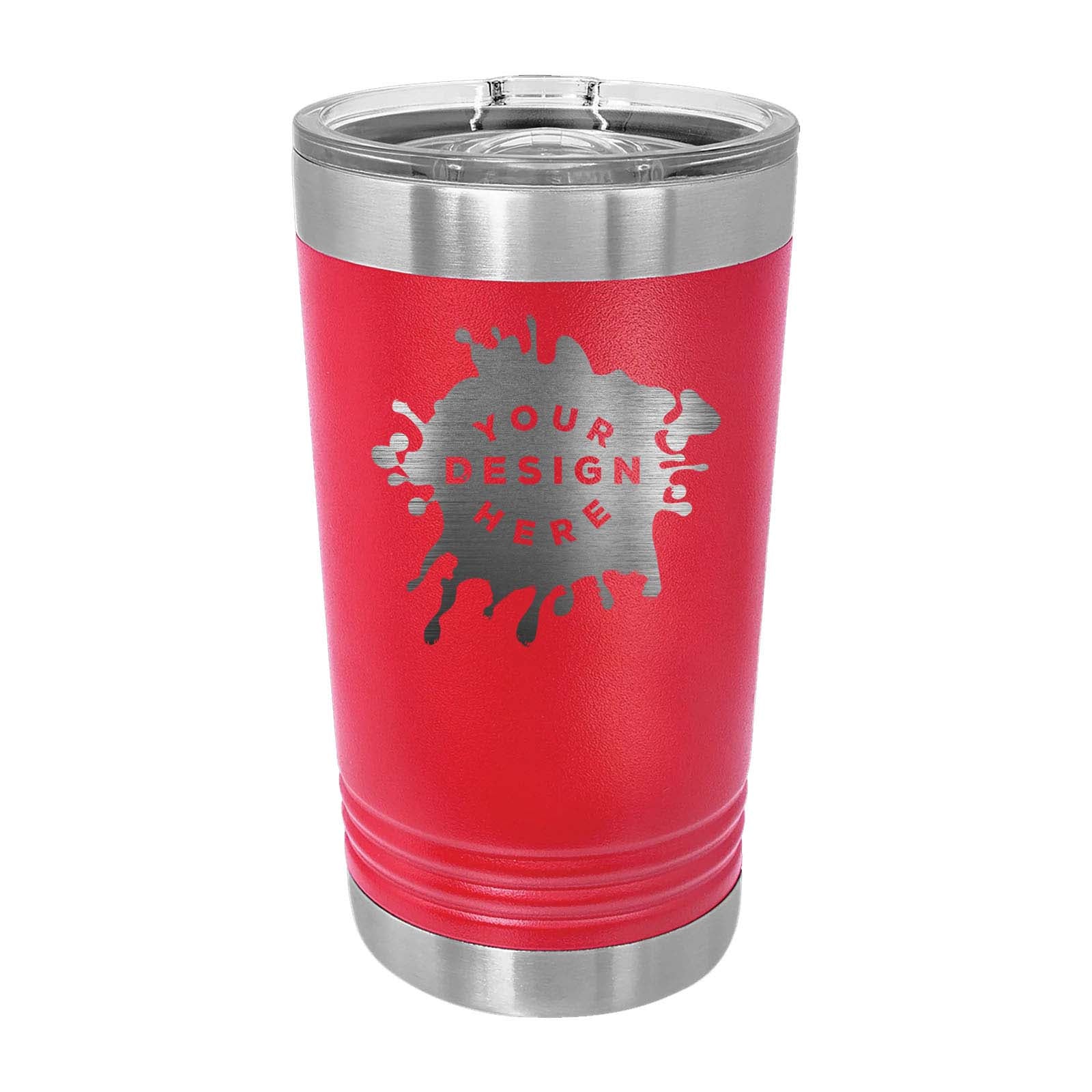Custom-Engraved Matte Pint Tumbler 16 oz. - Mato & Hash