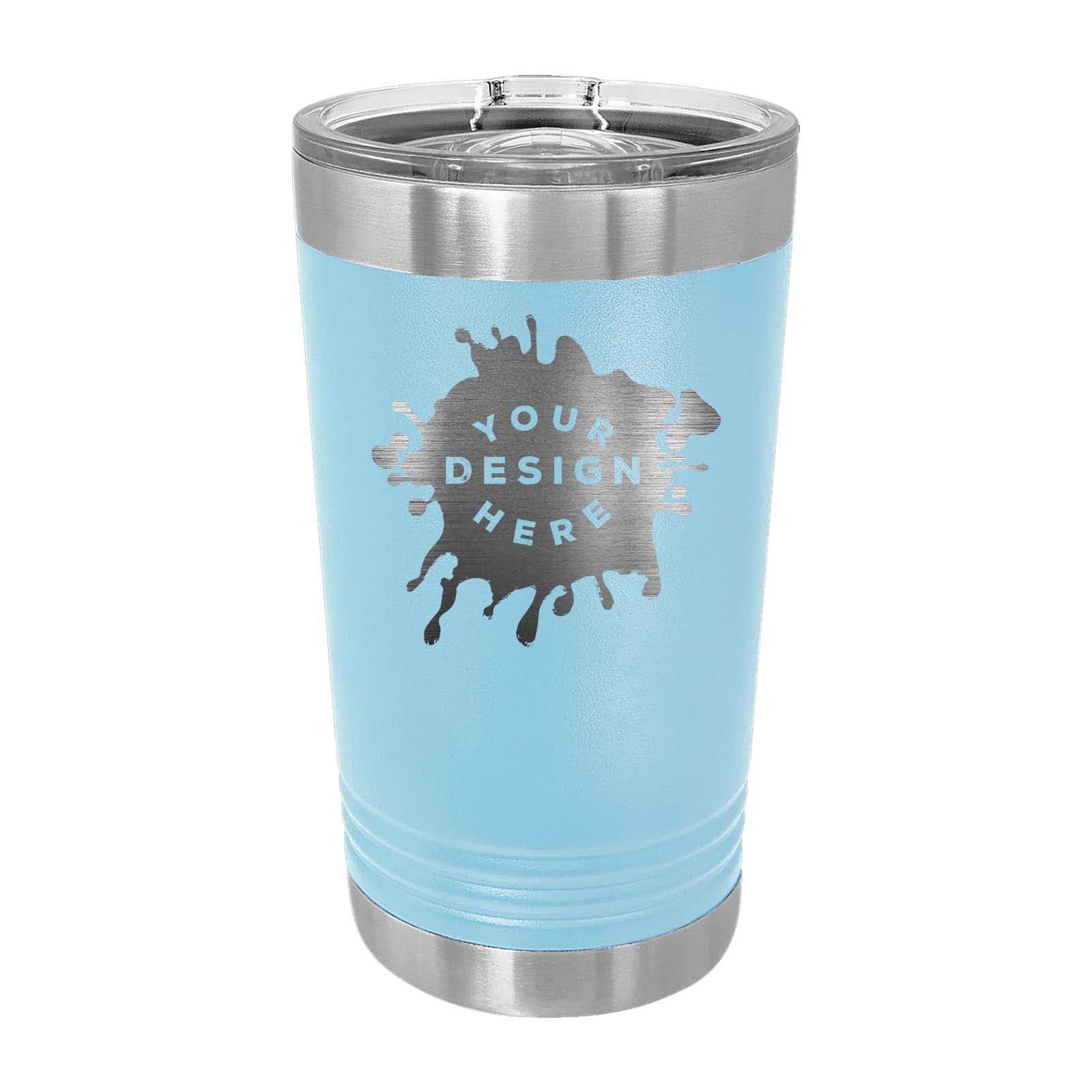 Custom-Engraved Matte Pint Tumbler 16 oz. - Mato & Hash