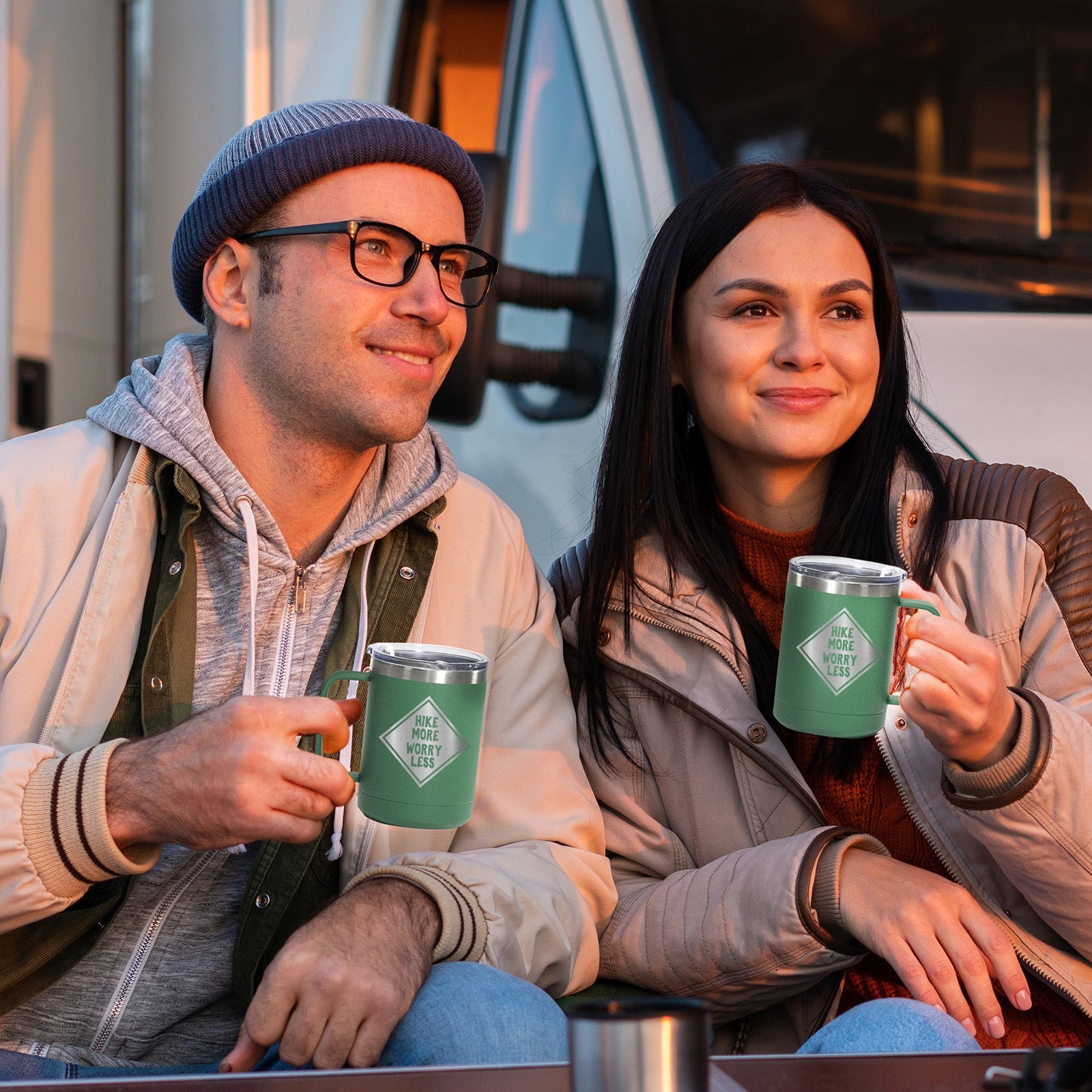 Custom Engraved Matte Tumbler Mug 15 oz. - Mato & Hash