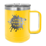 Custom Engraved Matte Tumbler Mug 15 oz. - Mato & Hash