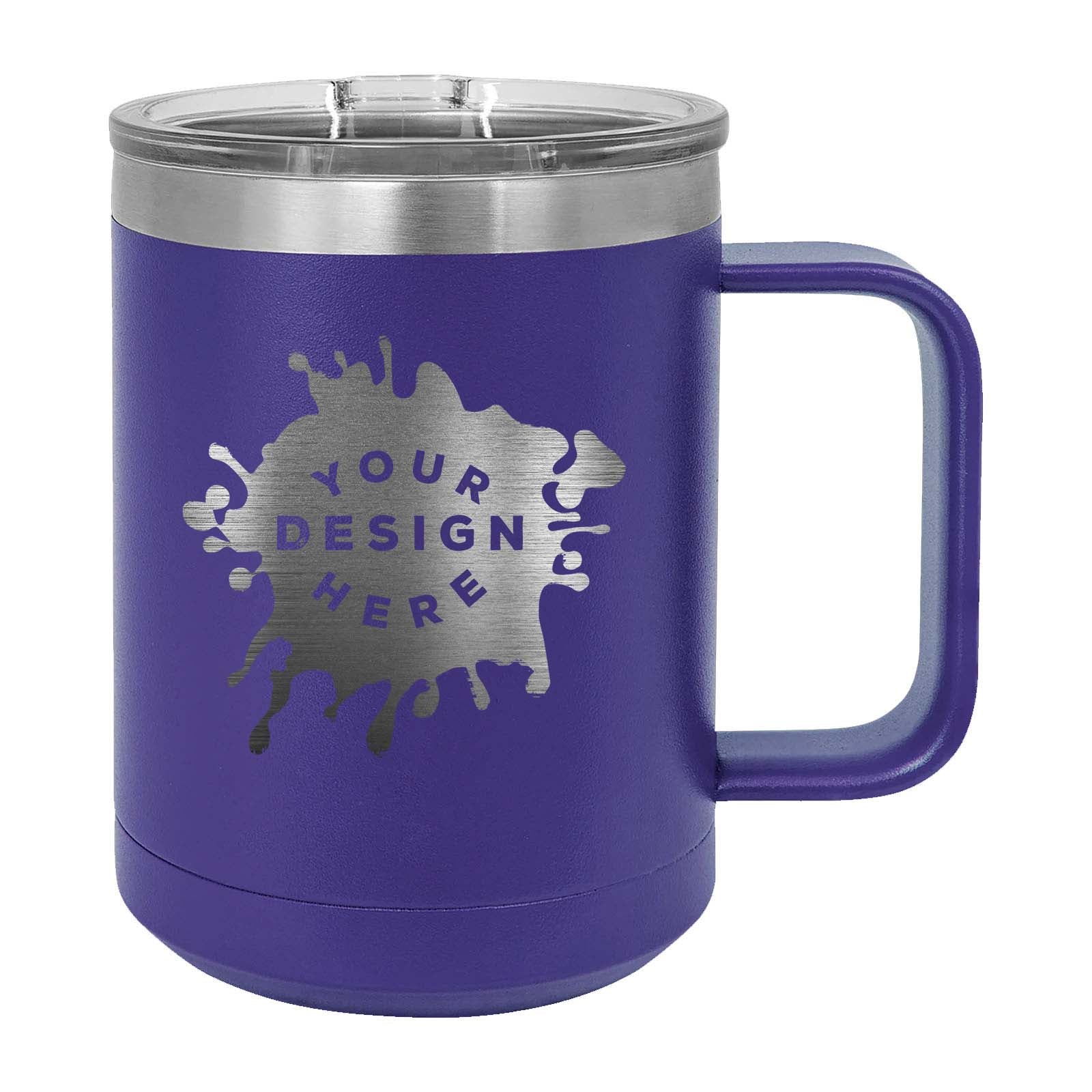 Custom Engraved Matte Tumbler Mug 15 oz. - Mato & Hash