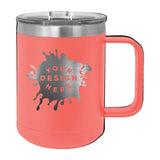 Custom Engraved Matte Tumbler Mug 15 oz. - Mato & Hash