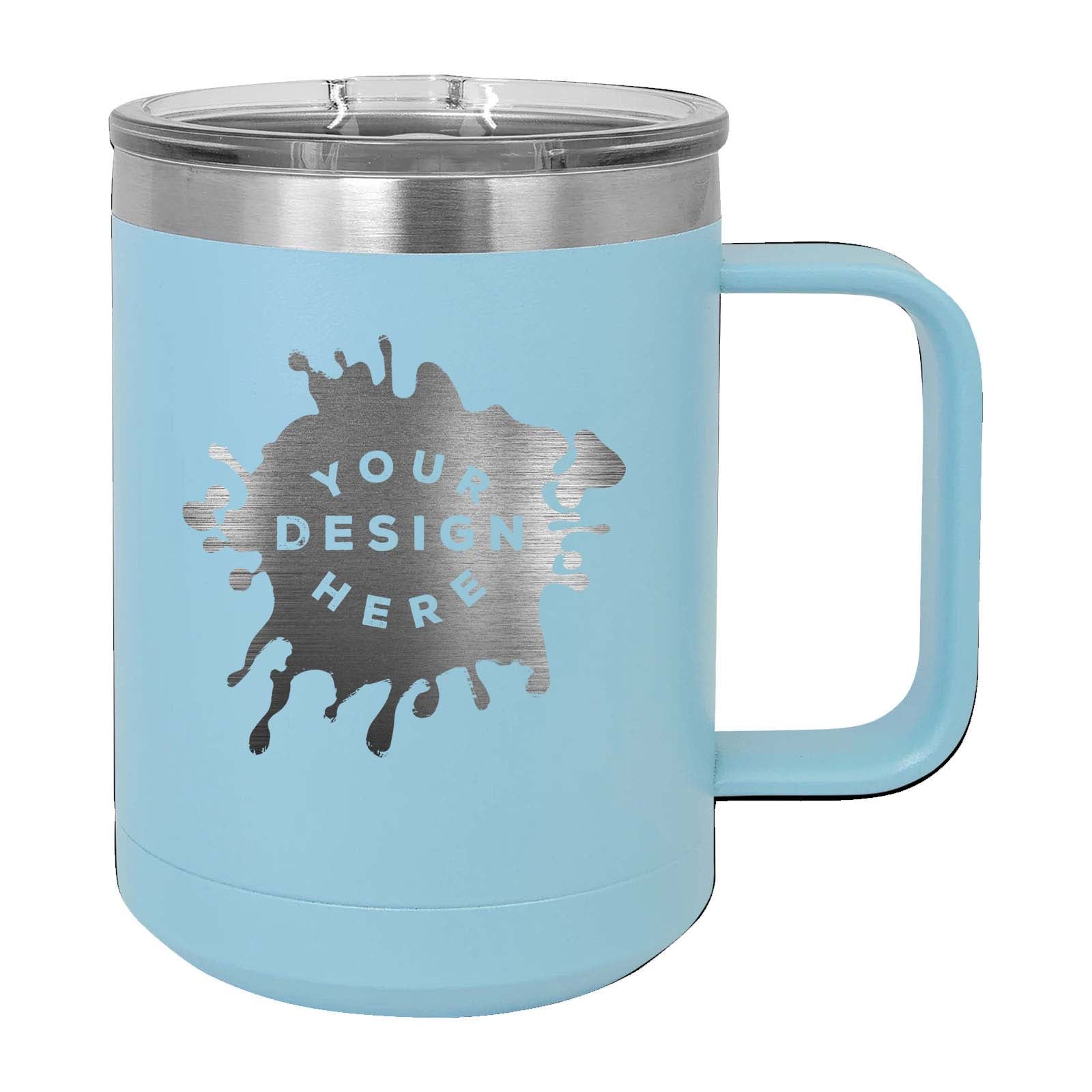 Custom Engraved Matte Tumbler Mug 15 oz. - Mato & Hash