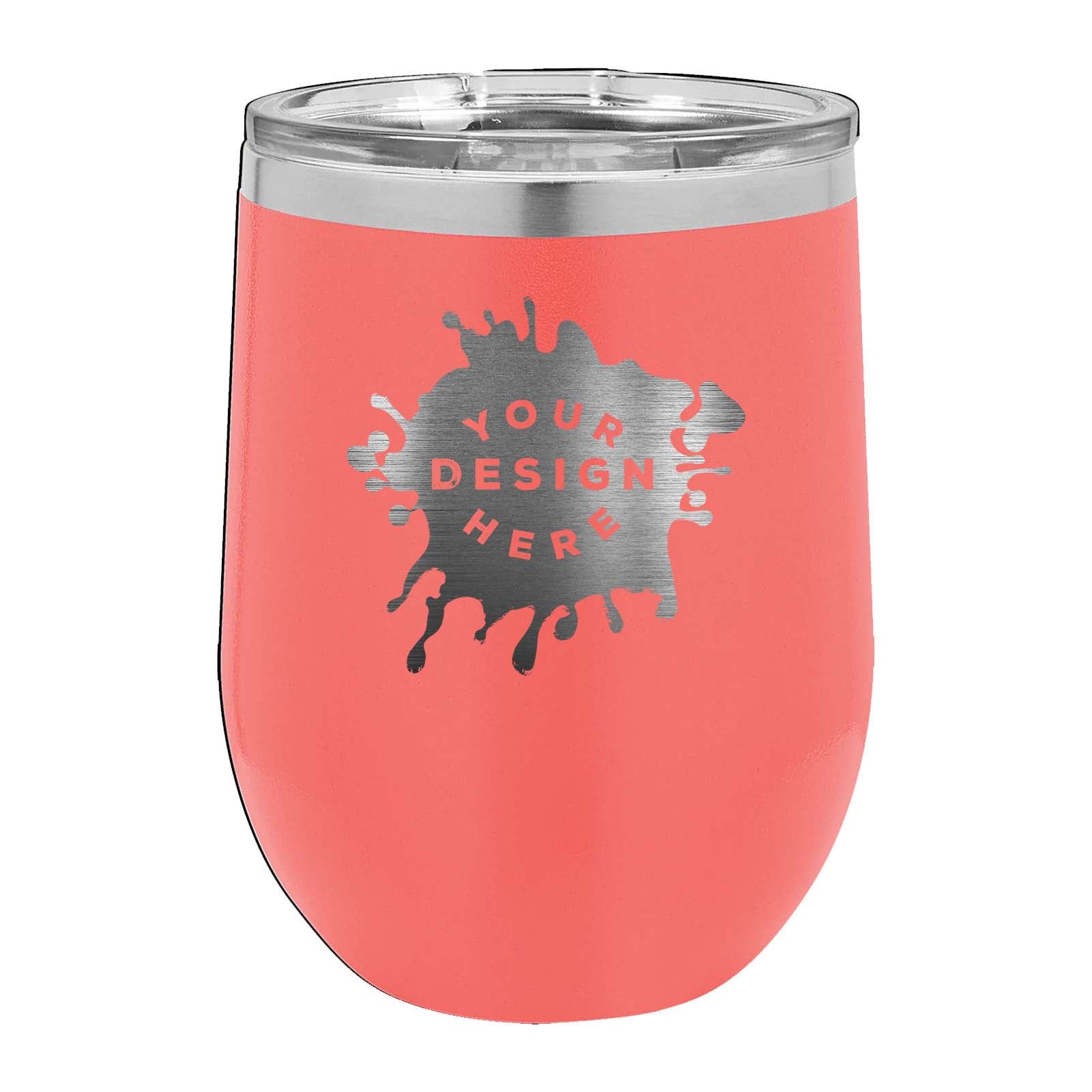 Custom Engraved Matte Wine Tumbler 12 oz. - Mato & Hash