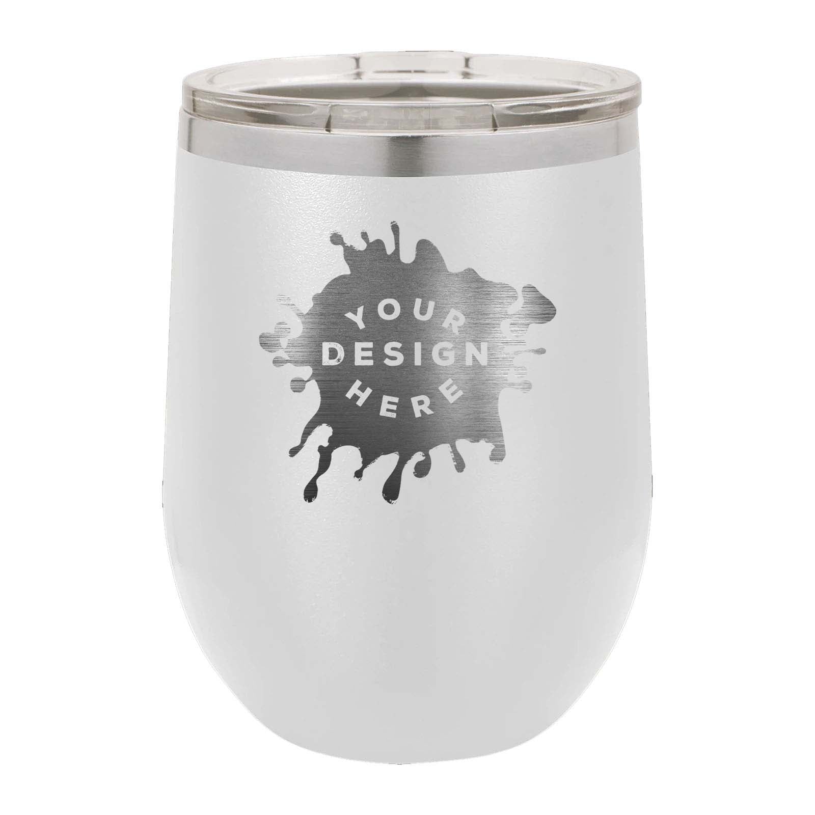 Custom Engraved Matte Wine Tumbler 12 oz. - Mato & Hash