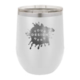Custom Engraved Matte Wine Tumbler 12 oz. - Mato & Hash