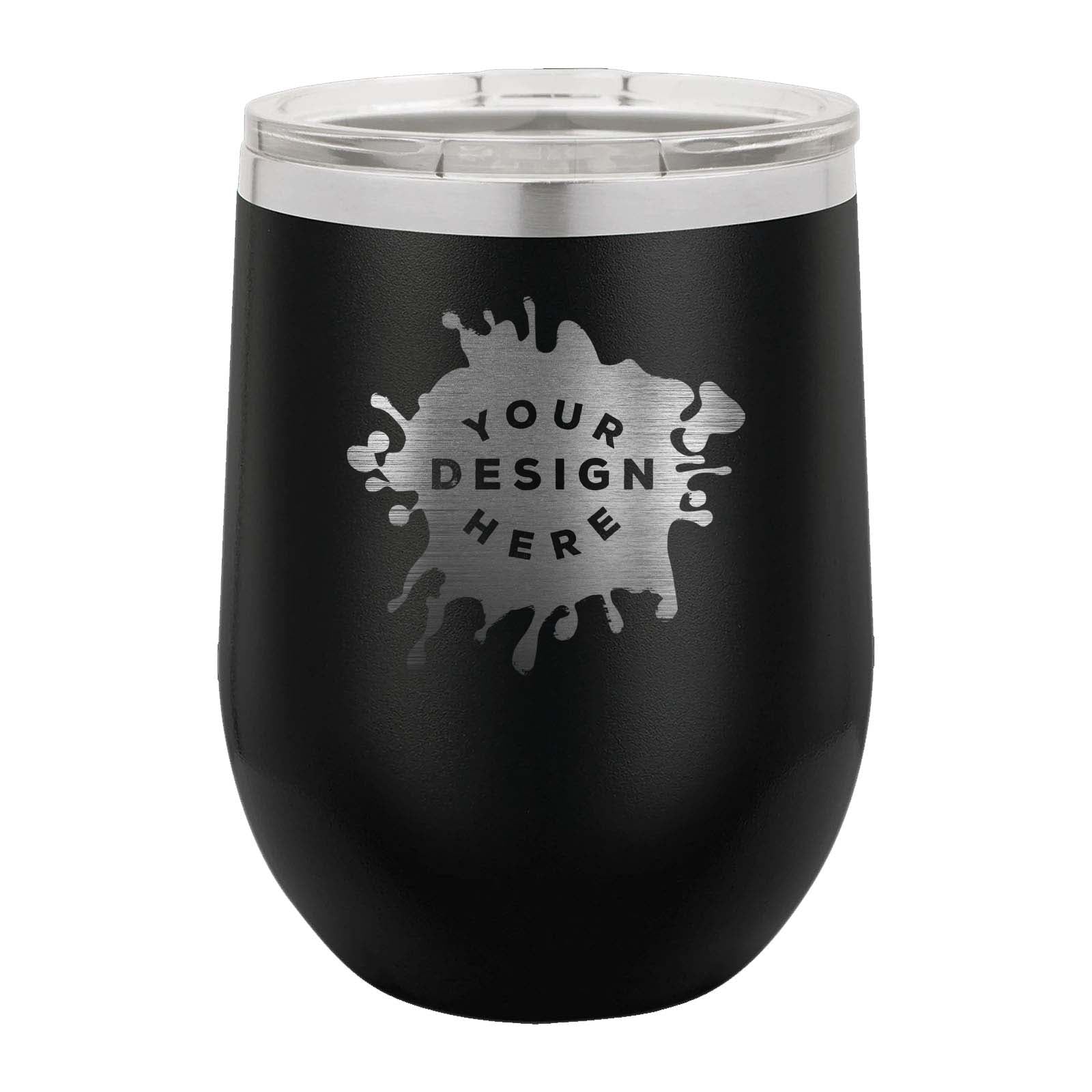 Custom Engraved Matte Wine Tumbler 12 oz. - Mato & Hash