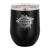 Custom Engraved Matte Wine Tumbler 12 oz. - Mato & Hash