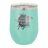 Custom Engraved Matte Wine Tumbler 12 oz. - Mato & Hash