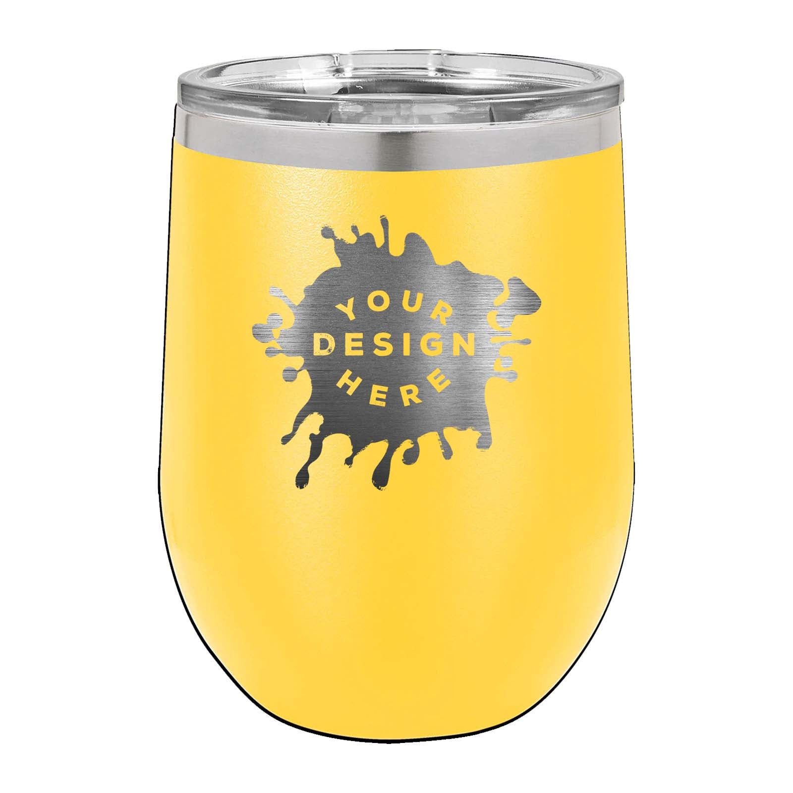 Custom Engraved Matte Wine Tumbler 12 oz. - Mato & Hash