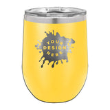 Custom Engraved Matte Wine Tumbler 12 oz. - Mato & Hash