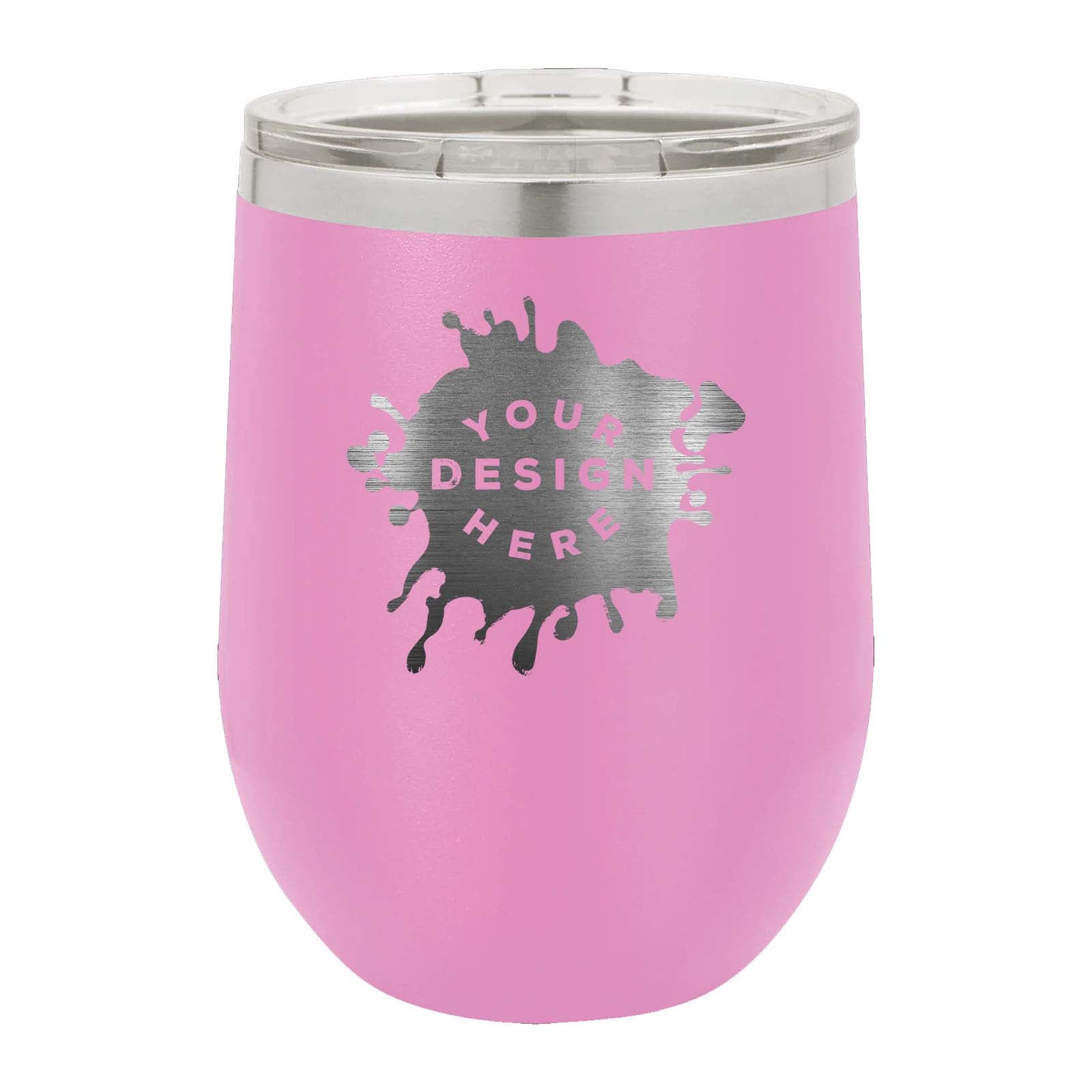 Custom Engraved Matte Wine Tumbler 12 oz. - Mato & Hash