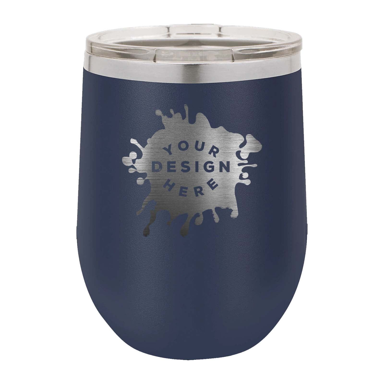 Custom Engraved Matte Wine Tumbler 12 oz. - Mato & Hash