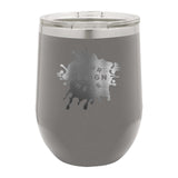 Custom Engraved Matte Wine Tumbler 12 oz. - Mato & Hash