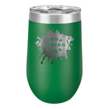 Custom Engraved Matte Wine Tumbler 16 oz. - Mato & Hash