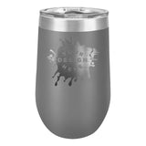 Custom Engraved Matte Wine Tumbler 16 oz. - Mato & Hash