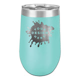 Custom Engraved Matte Wine Tumbler 16 oz. - Mato & Hash