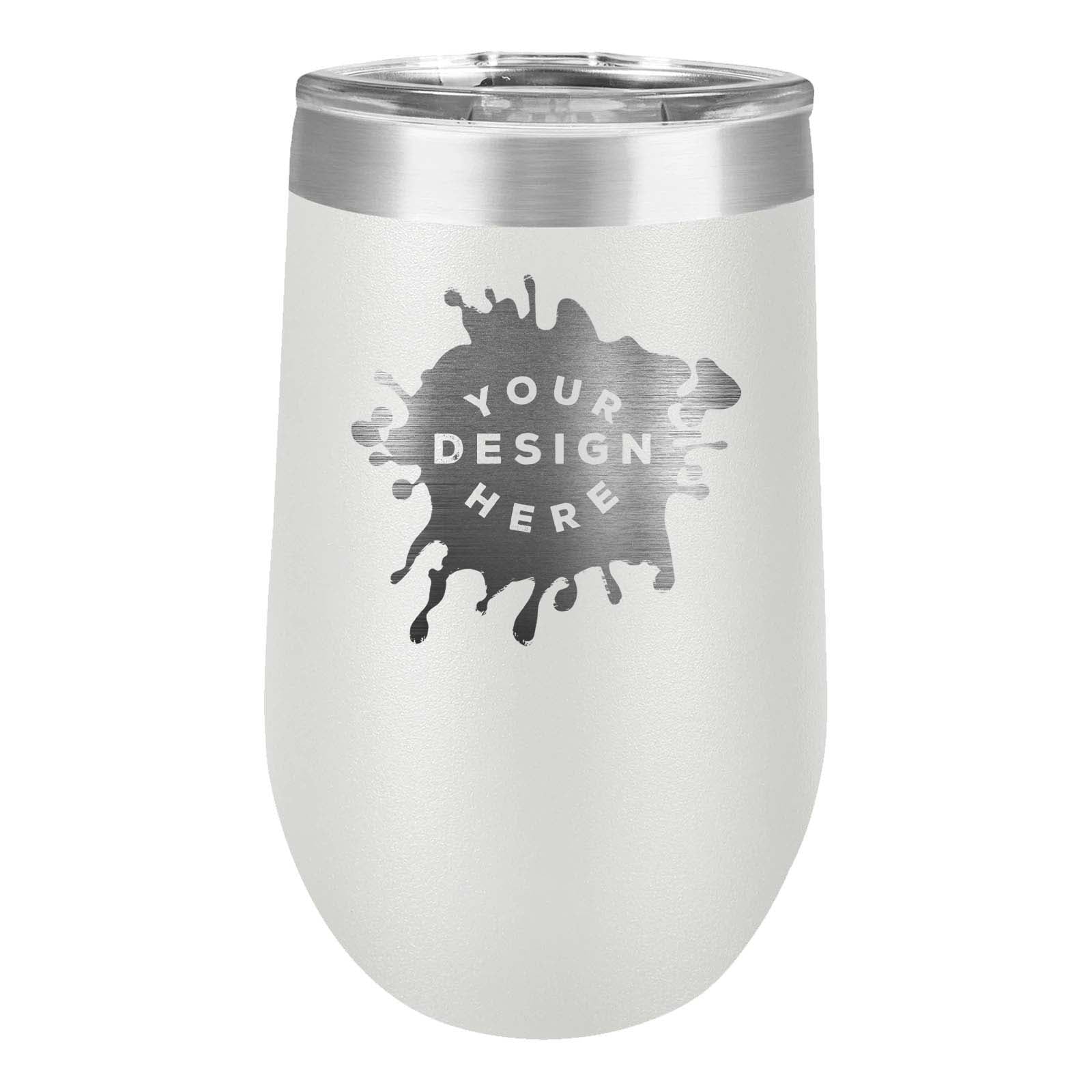 Custom Engraved Matte Wine Tumbler 16 oz. - Mato & Hash