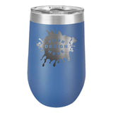 Custom Engraved Matte Wine Tumbler 16 oz. - Mato & Hash